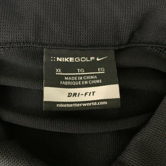 Nike Golf Tech Sport Dri Fit Polo Shirt XL Black - Picture 7 of 7